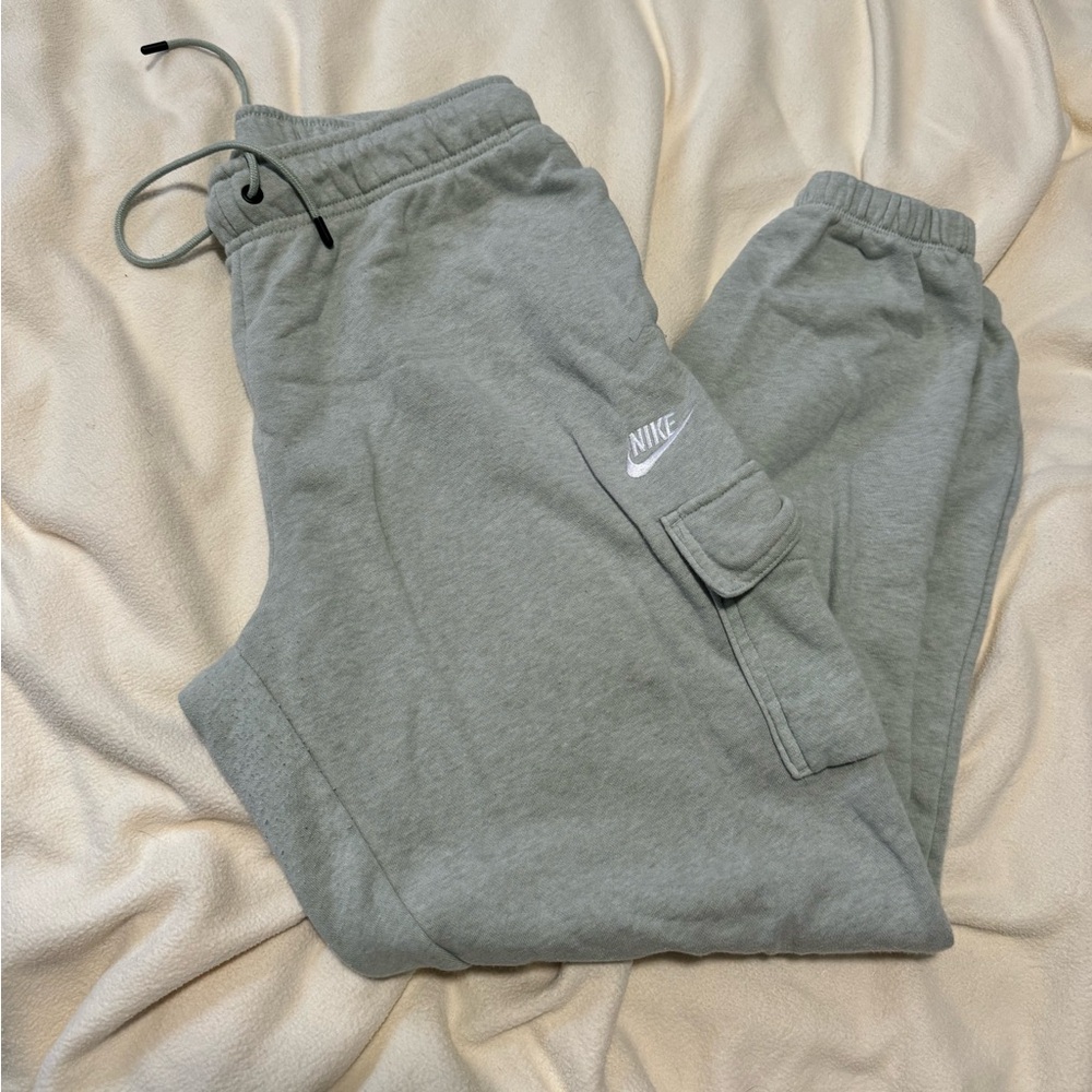 Nike green joggers